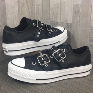 Converse CTAS BUCKLE OX black/black/white
